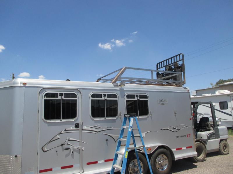 CUSTOM BUILT IMPERIAL HAY RACK AND LADDER TO FIT ANY TRAILERS
