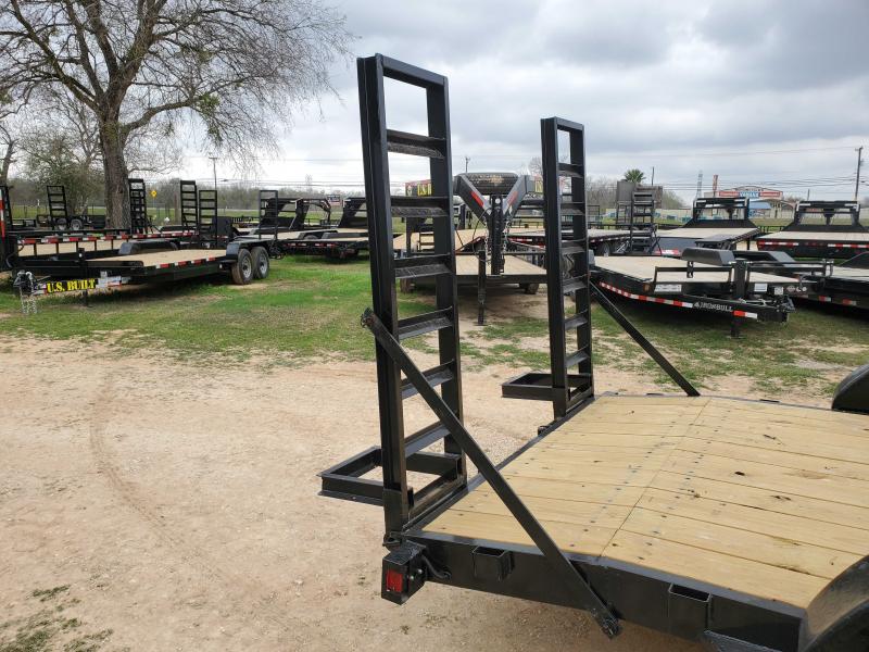 83 X 20 Gooseneck Lowboy Equipment Trailer 14k GVWR Blue Star