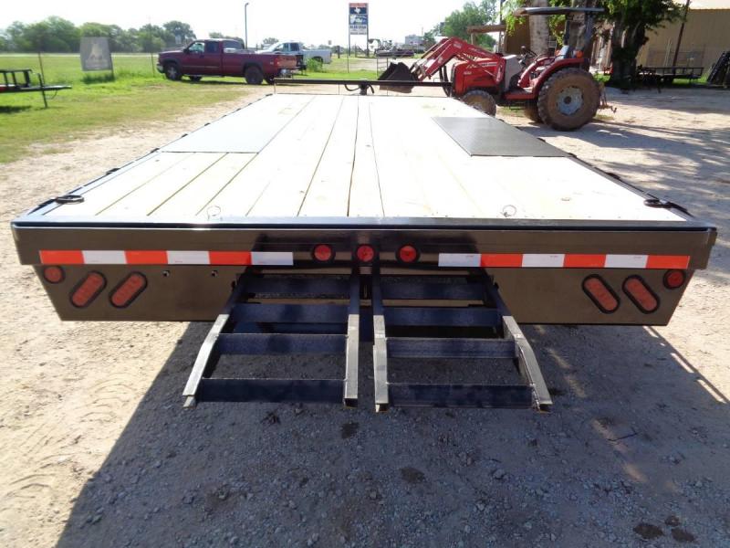 102 X 20 Bumper Pull Deckover Equipment Trailer 14k GVWR Blue Star