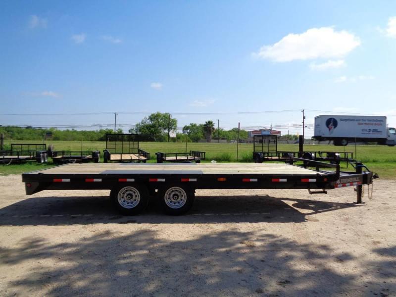 102 X 20 Bumper Pull Deckover Equipment Trailer 14k GVWR Blue Star