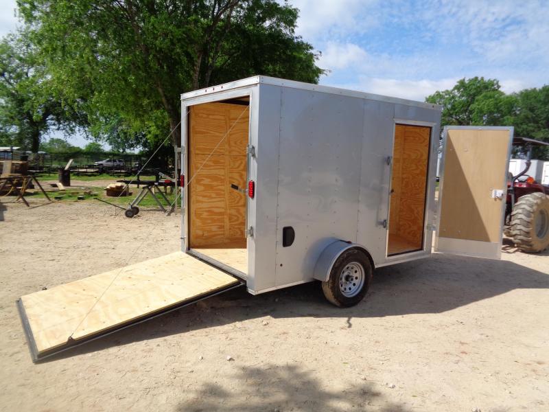 6 X 10 Single Axle Enclosed Cargo Trailer Blue Star Trailer Supply