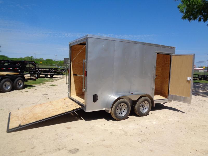 6 X 12 Tandem Axle Enclosed Cargo Trailer Blue Star Trailer Supply