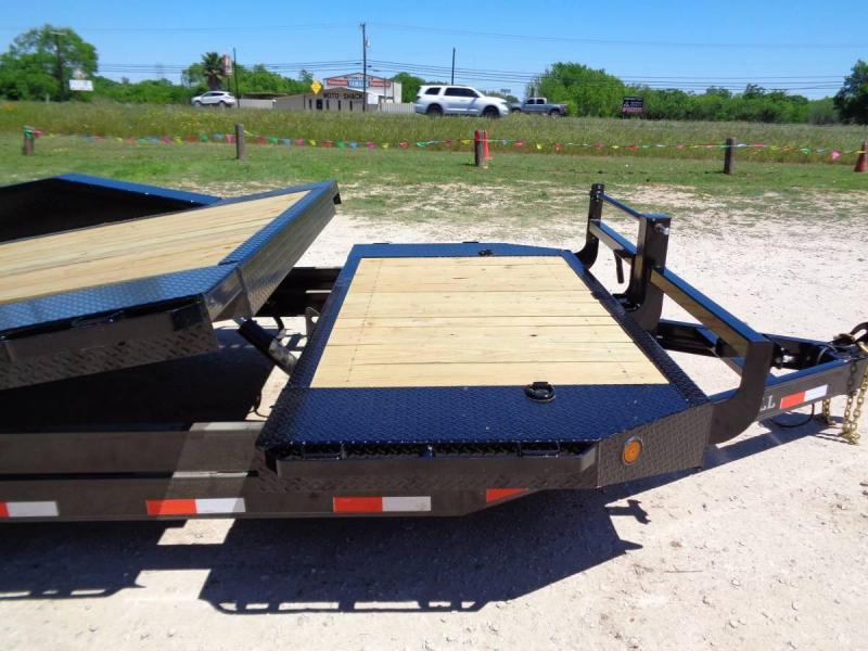 102 X 20 Bumper Pull Tilt Trailer 14k GVWR Blue Star Trailer Supply Dump, Equipment and