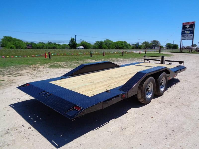 102 X 20 Bumper Pull Tilt Trailer 14k GVWR Blue Star Trailer Supply Dump, Equipment and