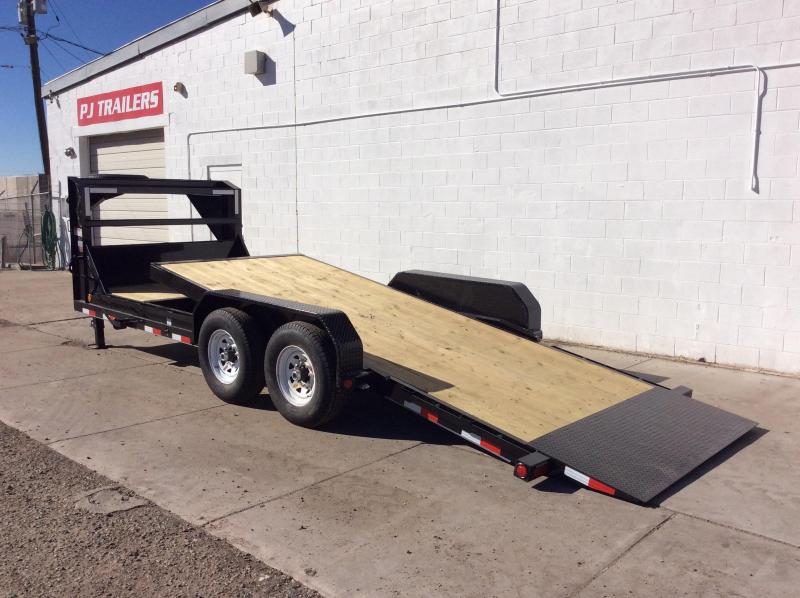 2016 PJ Trailers 20' x 6" Channel Equipment Tilt Trailer Jackssons