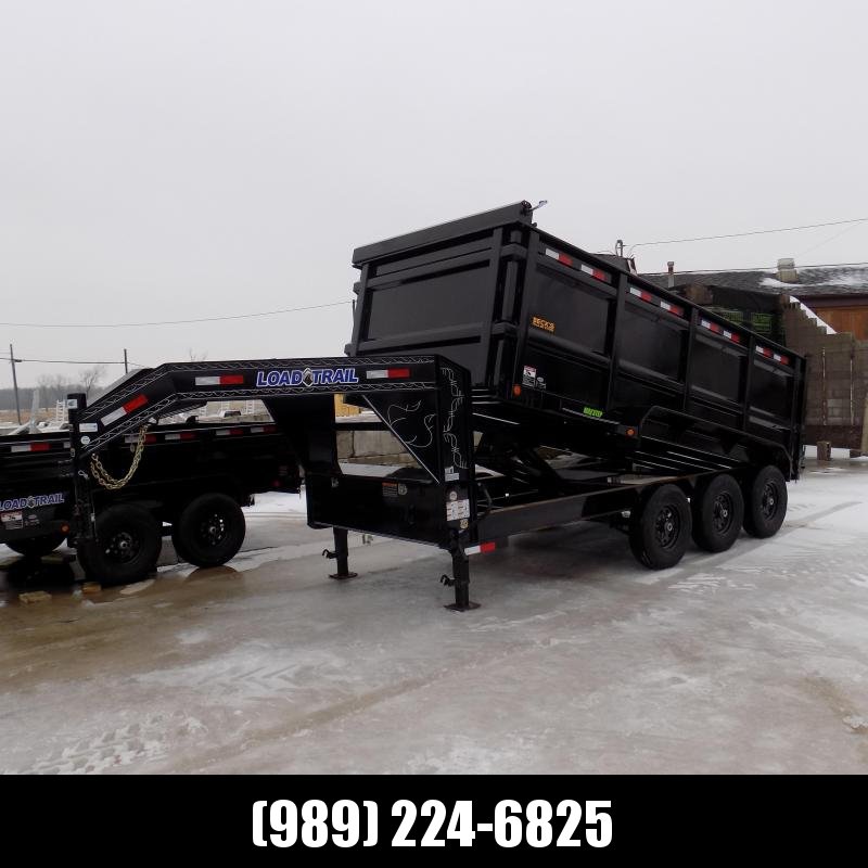 New Load Trail 83" X 16' Triple Axle Gooseneck Dump Trailer with 48" Sides - $0 Down Financing Available New Load Trail 83" X 16' Triple Axle Gooseneck Dump Trailer with 48" Sides - $0 Down Financing Available
