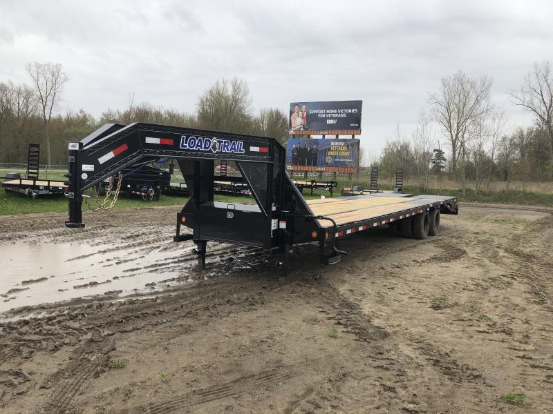 Load Trail 32 Low Profile Deckover 22K Gooseneck Equipment Flatbed Trailer Load Trail 32 Low Profile Deckover 22K Gooseneck Equipment Flatbed Trailer
