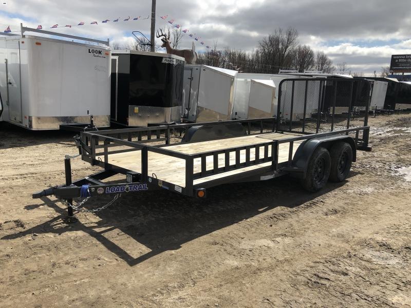 Load Trail 83 x 16ft Gray ATV Tandem Axle Utility Trailer Load Trail 83 x 16ft Gray ATV Tandem Axle Utility Trailer