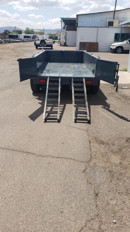 Lamar Mini Dump Trailer 5x10 9990 GVWR Ramps Deluxe Tarp Kit Adj lamar-mini-dump-trailer-5x10-9990-gvwr-ramps-deluxe-tarp-kit-adj