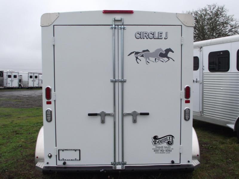2014 Circle J Lariat Highside - Spare - Jiffy Jack - 2 Horse Trailer