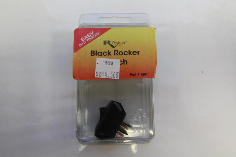 Rocker On/Off Switch - Black