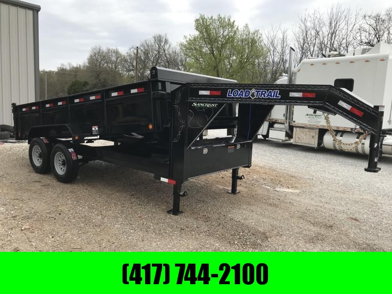2019 Load Trail 83" x 16' Triple Axle Gooseneck Dump Trailers For