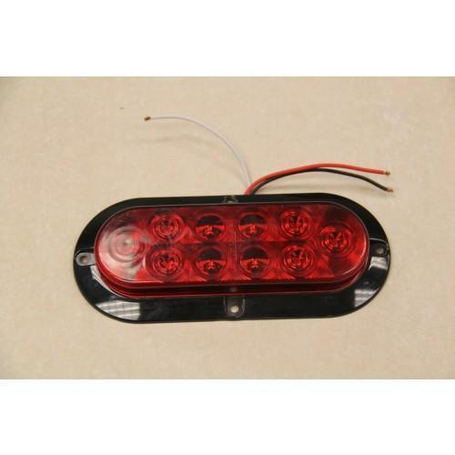 Tail Light Surface Mt 6" Oval LED Trailer Solutions PJ Trailer car