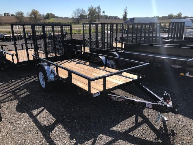 2020 H and H Trailers 76"x10' Utility Rail Side Single Axle 2020 H and H Trailers 76"x10' Utility Rail Side Single Axle