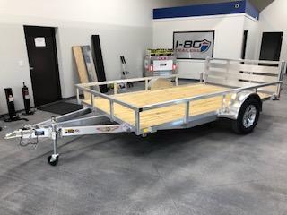 2020 H and H Trailers 76"x12' Aluminum 3.5k Axle Utility Rail Side Trailer 2020 H and H Trailers 76"x12' Aluminum 3.5k Axle Utility Rail Side Trailer
