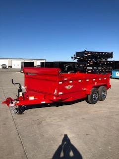 2020 H and H Trailers 83"x16' Red Dump Box Trailer 2020 H and H Trailers 83"x16' Red Dump Box Trailer