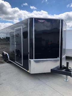 2020 H and H Trailers 101"x20' Black Enclosed V-Nose 5.2k Tandem Axle Car Hauler 2020 H and H Trailers 101"x20' Black Enclosed V-Nose 5.2k Tandem Axle Car Hauler