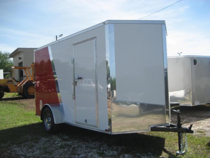 6x12 Single Axle Enclosed Cargo Trailer Load Runner Trailers E4