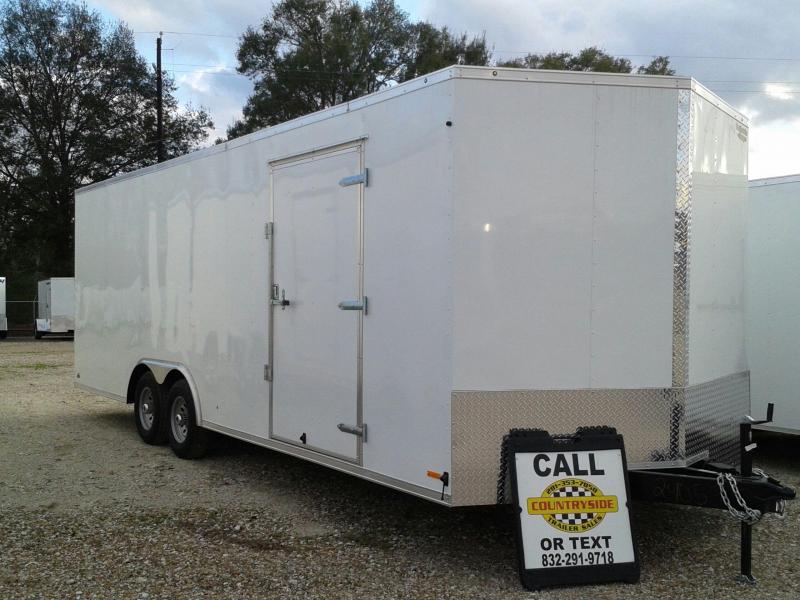 2017 Continental Cargo 8.5X24 CAR HAULER ENCLOSED TRAILER Car / Racing