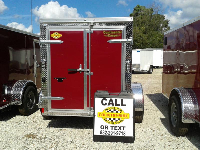 2017 Continental Cargo 5 x 8 trailer Enclosed Cargo Trailer Countryside Trailer Sales