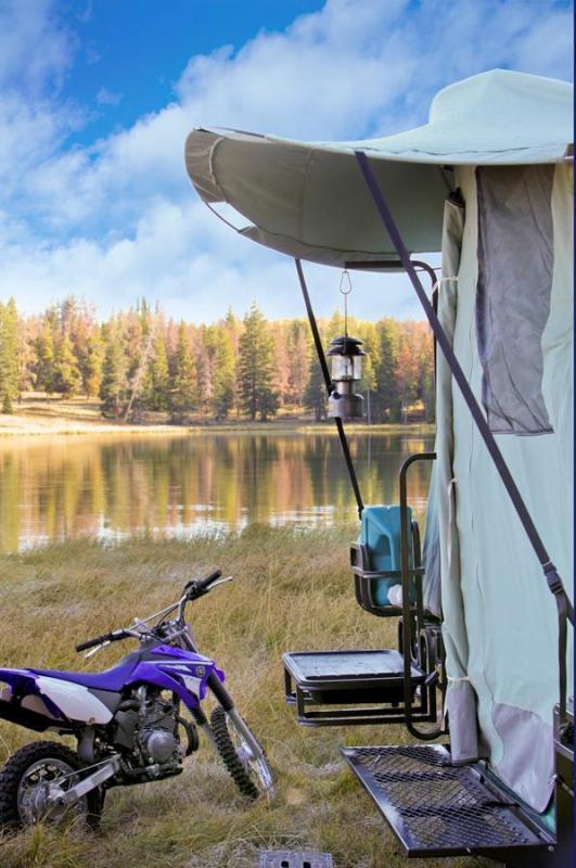 4X6 Small Awning Mountain West Trailer Sales Flatbed and Cargo