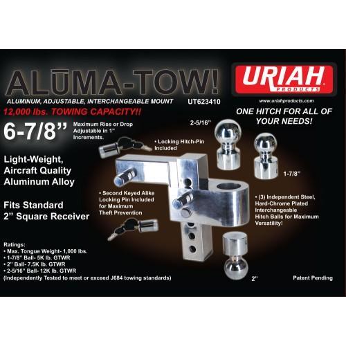 6'' DROP ALUMINUM 12K HITCH