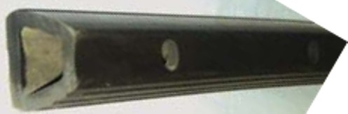 7500009 Rubber "D" Bumpers 7500009 Rubber "D" Bumpers