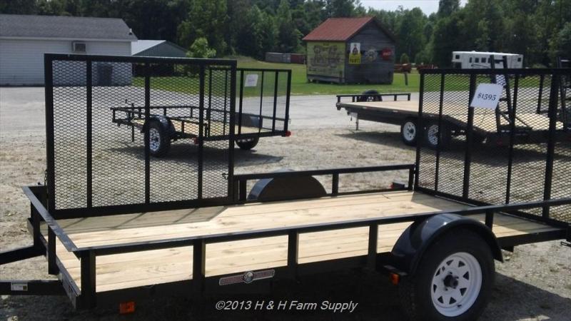 6X12 Utility Trailer with Sides