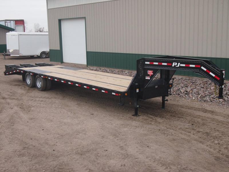 2020 PJ Trailers 30ft Low-Pro Gooseneck Flatbed Flatbed Trailer 2020 PJ Trailers 30ft Low-Pro Gooseneck Flatbed Flatbed Trailer