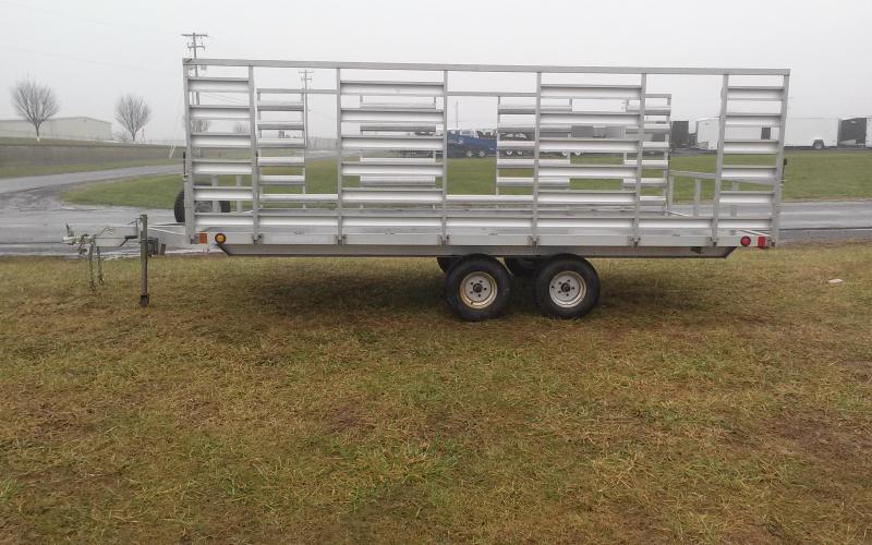 2016 Worthington Trailers 8x18 Aluminum Deckover 4 Place ATV Trailer New and Used Trailers and