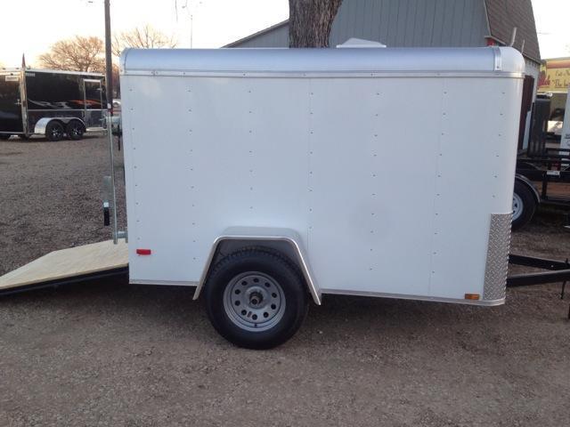 Enclosed+Cargo+Trailers+Dallas+TX ... Cargo / 2015 Lark Cargo Trailer 5x8 ramp door Enclosed Trailer Waco Tx