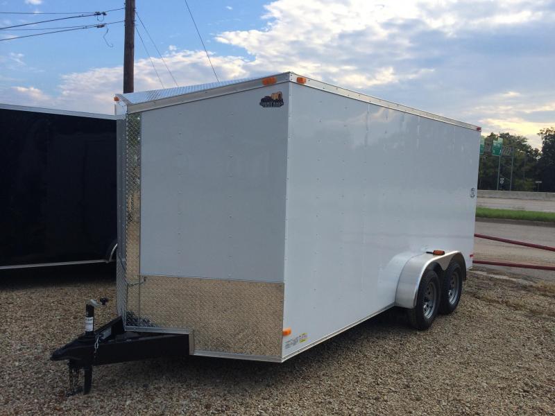 Enclosed+Cargo+Trailers+Dallas+TX ... Enclosed Cargo / 2015 Covered Wagon Trailers 7x16 +2 Slant nose Cargo