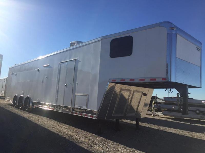 34' BATHROOM / SHOWER TRAILER AUTO MASTER Car / Racing Trailer enclosed