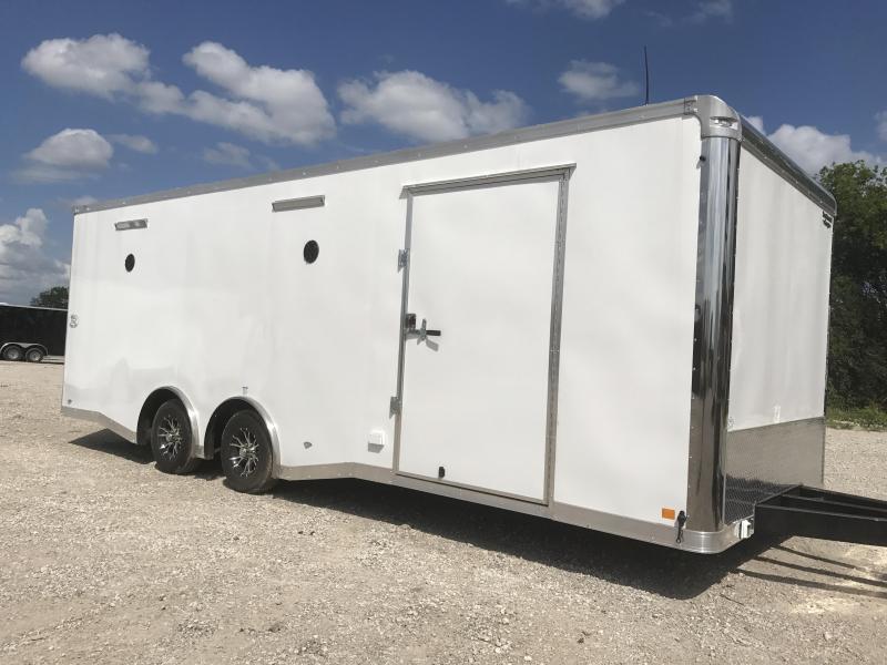 34' BATHROOM / SHOWER TRAILER AUTO MASTER Car / Racing Trailer enclosed