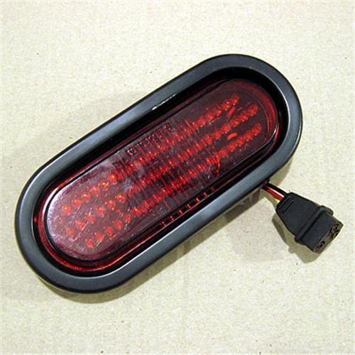 Tail Light Oval LED 6in Trailer Solutions PJ Trailer car hauler