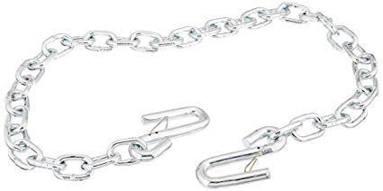 5/16 INCH CHAIN WITH TWO 17/32 INCH S-HOOKS WITH LATCHES 5/16 INCH CHAIN WITH TWO 17/32 INCH S-HOOKS WITH LATCHES