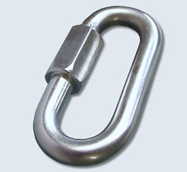 1/2 INCH QUICK LINK ZINC PLATED FITS 3/8 INCH-1/2 INCH CHAIN 1/2 INCH QUICK LINK ZINC PLATED FITS 3/8 INCH-1/2 INCH CHAIN