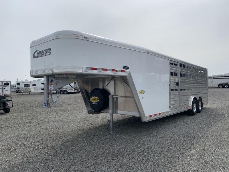 2020 24' CIMARRON GOOSENECK STOCK TRAILER
2020 24' CIMARRON GOOSENECK STOCK TRAILER