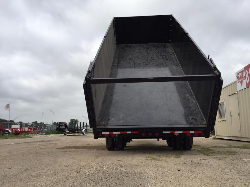 PJ Trailers Gooseneck Tandem Dual Dump 96"X20' W/4'Sides Nationwide