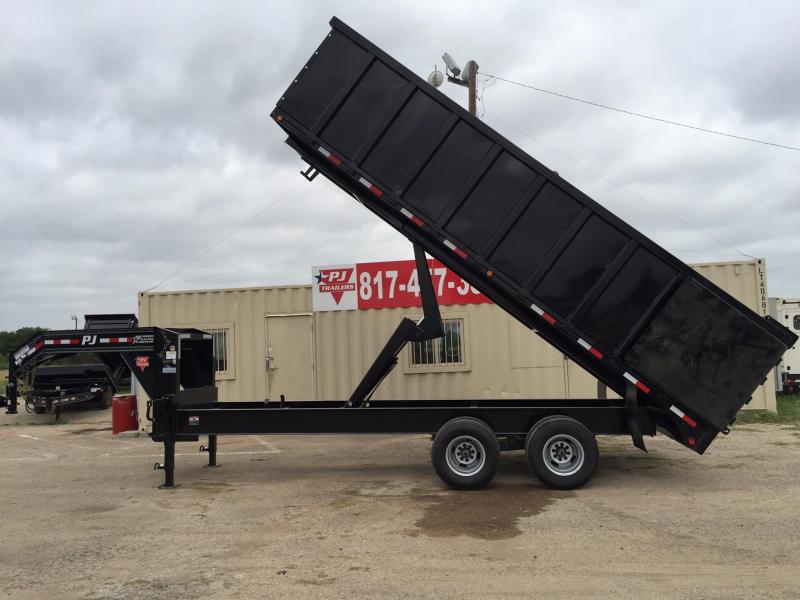 PJ Trailers Gooseneck Tandem Dual Dump 96"X20' W/4'Sides Nationwide