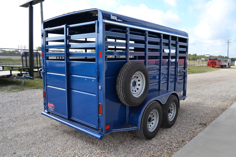 2017 BCI 6' x 14' RH Series Bumper Pull Stock Trailer Happy Trailer