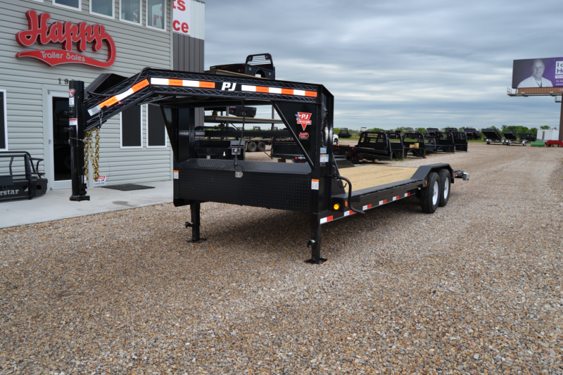 2017 PJ 24'x102" Super wide w/Drive over Fenders Happy Trailer Sales