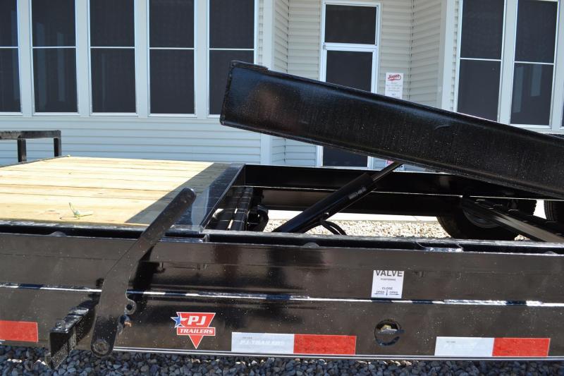 2017 PJ Bumper Pull Gravity Tilt Trailer 82"x20' Happy Trailer Sales PJ Trailers in Texas