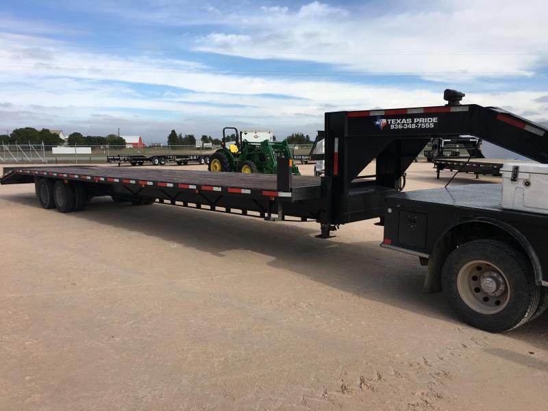 2014 Texas Pride Trailers FT835524KGN Flatbed Trailer Happy Trailer