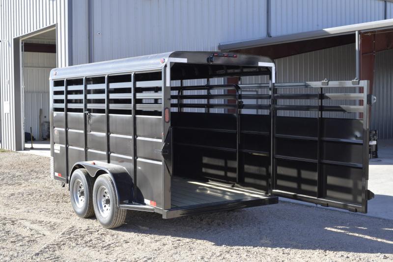 2017 Delco 6' x 16' Bumper Pull Stock Trailer Happy Trailer Sales