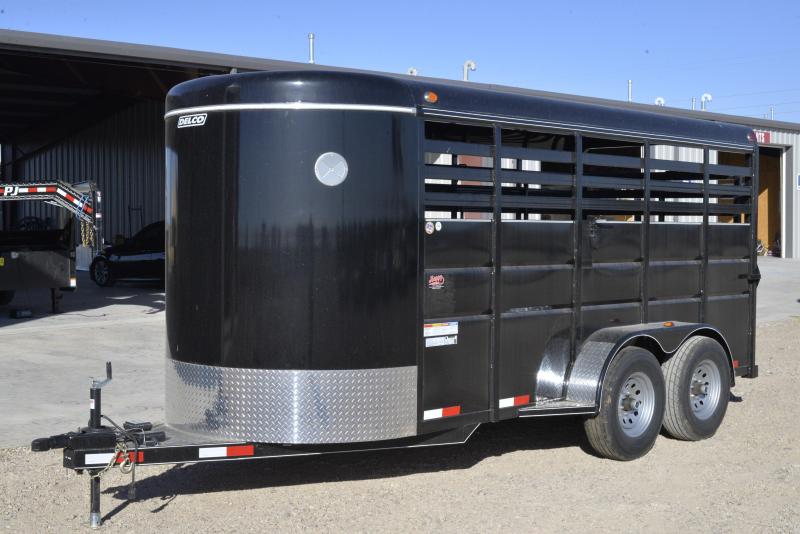 2017 BCI 6'8"x16' Gooseneck Livestock Trailer w/Tarp Happy Trailer
