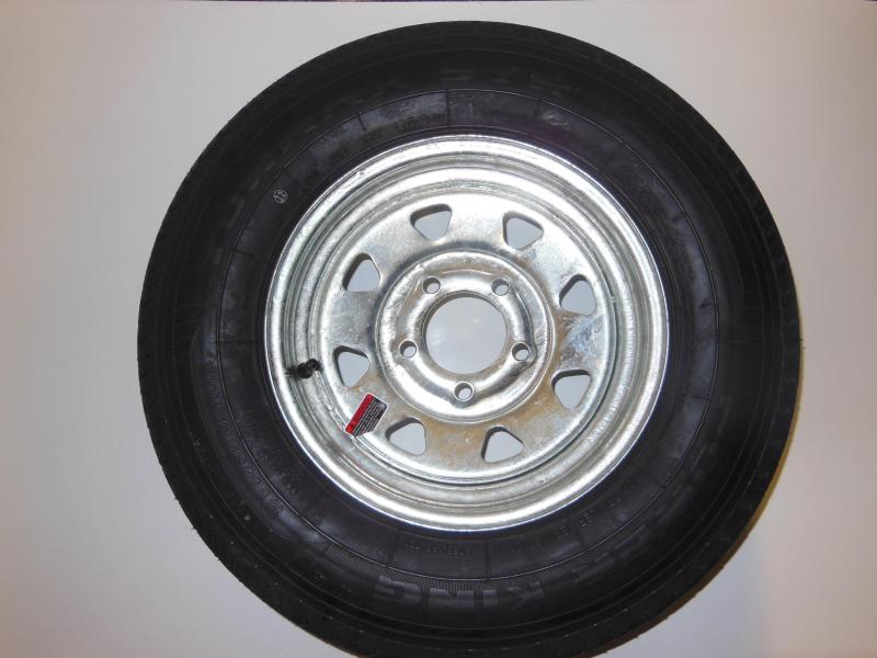 TIRE & RIM 175/80/R13 5 LUG GALVANIZED Advantage Trailer Company