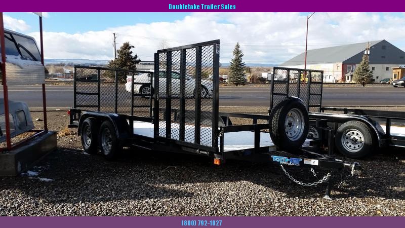 2019 Top Hat Trailers 16x83mp Open Utility Trailer Over