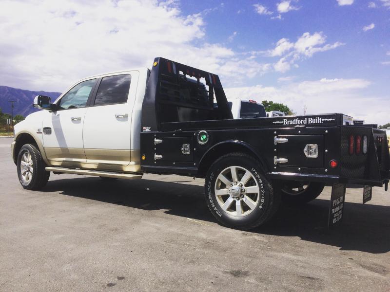 Bradford Built Steel 4Box Utility Full Skirted Truck Bed For Single Wheel Long Bed Truck