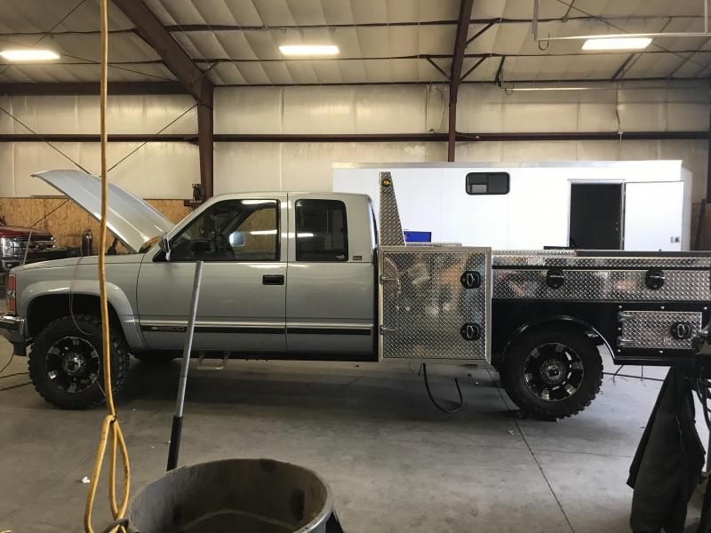 Bradford Built Steel Contractors Full Skirted Truck Bed